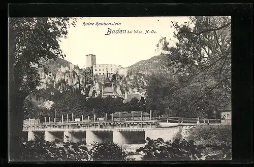 AK Baden bei Wien, Ruine Rauhenstein