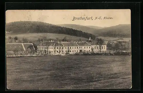 AK Breitenfurt, Ortsansicht mit Kloster