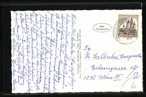 AK Perchtoldsdorf bei Wien, Ortsansicht mit Turm