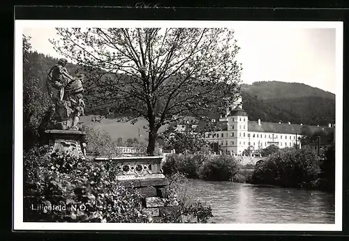 AK Lilienfeld, Blick zum Stift vom Wasser aus