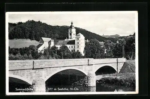 AK Lilienfeld, Kirche und Brücke
