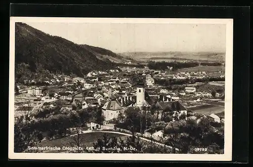 AK Gloggnitz, Ortsansicht bei Tag