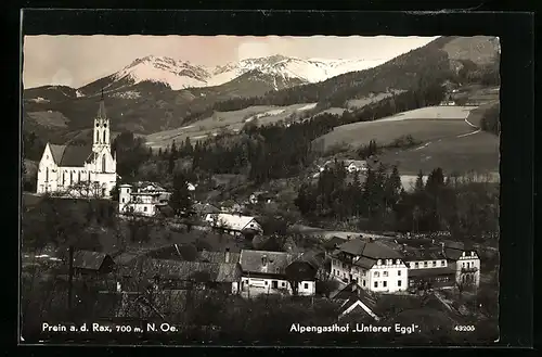 AK Prein a. d. Rax, Alpengasthof Unterer Eggl