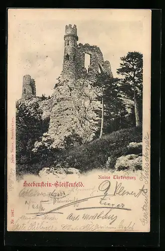 AK Seebenstein-Gleissenfeld, An der Ruine Türkensturz