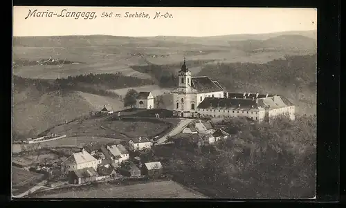 AK Maria-Langegg, Ortspartie mit Kloster