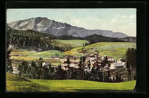 AK Mitterbach, Mariazeller Bahn, Sation Mitterbach mit Ötscher