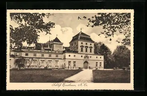 AK Ernstbrunn, Blick auf Schloss