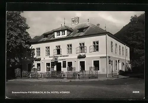 AK Payerbach, Hotel Hübner