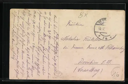 AK St. Pölten, Rathausplatz mit Rathaus