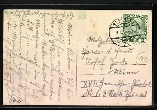 AK St. Pölten, Panorama aus der Vogelschau