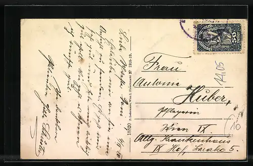 AK St. Pölten, Teilansicht mit Dom und Rathaus