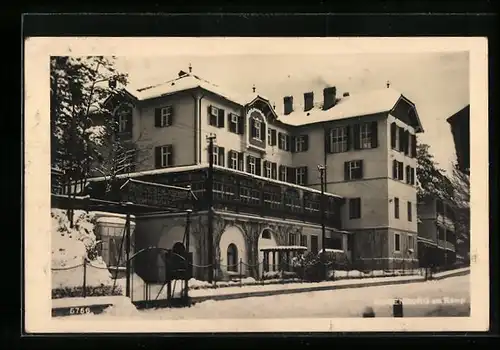 AK Rosenburg am Kamp, Erholungsheim des Gastgewerbes im Winter