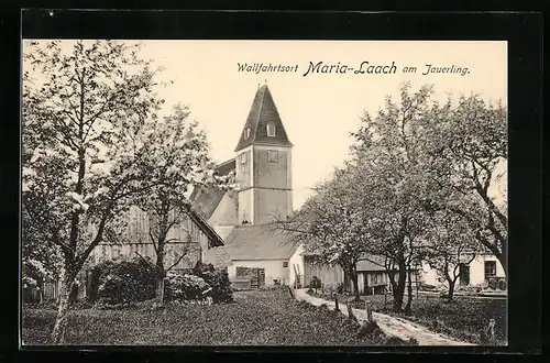 AK Maria-Laach am Jauerling, Ansicht der Kirche des Wallfahrtsortes