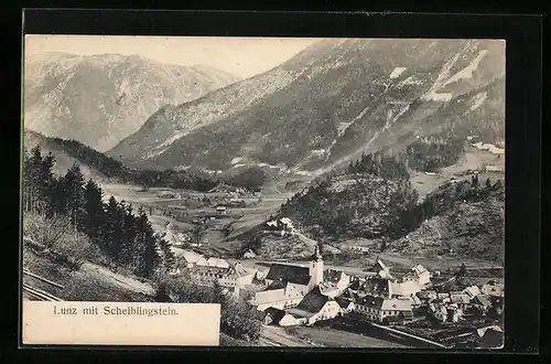 AK Lunz, Gesamtansicht mit Scheiblingstein