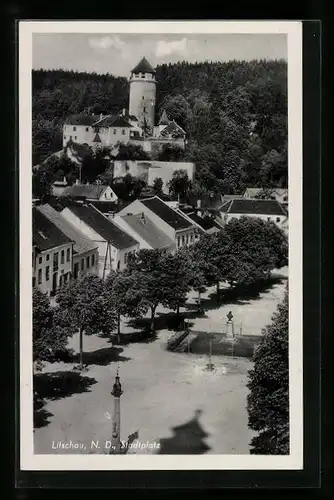 AK Litschau, Stadtplatz