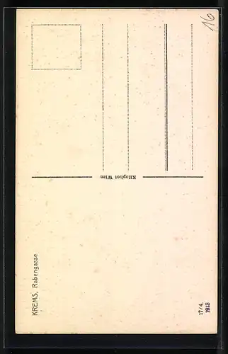 AK Krems, Blick in die Rabengasse