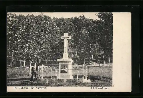 AK St. Johann bei Ternitz, Jubiläumskreuz