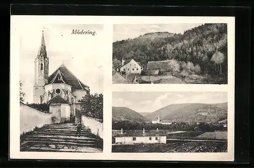 AK Mödering, Kirche, Ortspartien