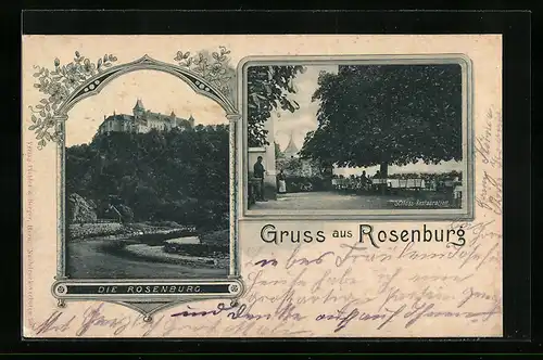 AK Rosenburg, Die Rosenburg, Schloss-Restaurant