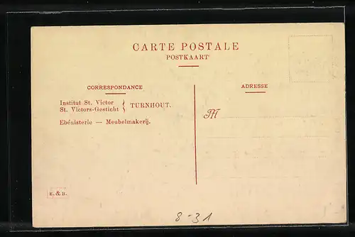 AK Blick in eine Tischlerwerkstatt