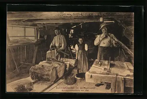 AK Schindelmacher im Schwarzwald