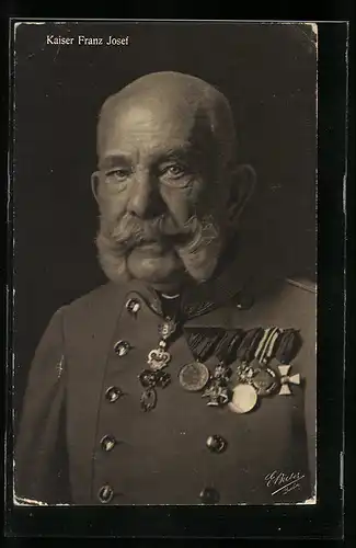 AK Portrait von Kaiser Franz Josef I. von Österreich