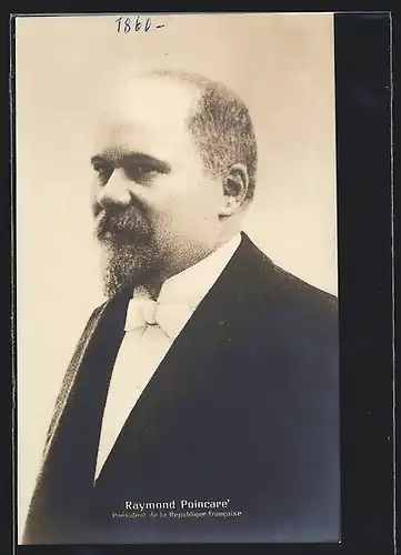 AK Raymond Poincare`, Portrait