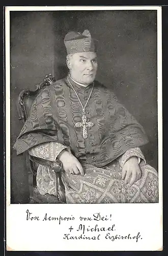 AK Kardinal Erzbischof Michael von Faulhaber, Erzbischof von München-Freising