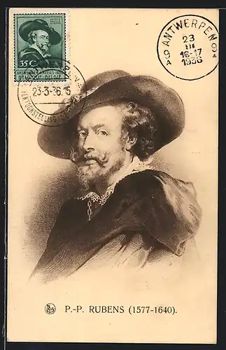 AK Peter Paul Rubens, Maler, 1577-1640