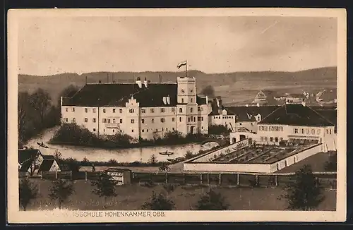 AK Hohenkammer /Obb., Blick auf ein Schulgebäude