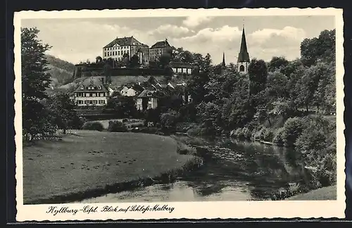 AK Kyllburg /Eifel, Blick auf Schloss Malberg