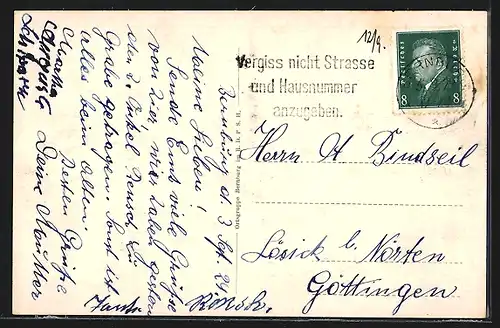 AK Bernburg a. S., Weg hinauf zum Kurhaus