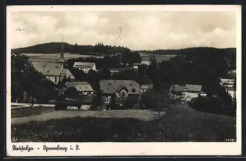AK Neusalza-Spremberg i. Sa., Panorama der Ortschaft