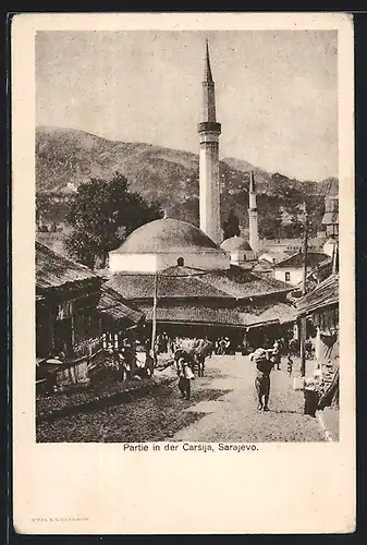 AK Sarajewo, Strassenpartie in der Carsija