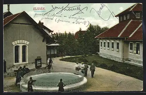 AK Ilidze, Partie am Brunnen