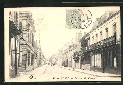 AK Cosne, La Rue de Paris