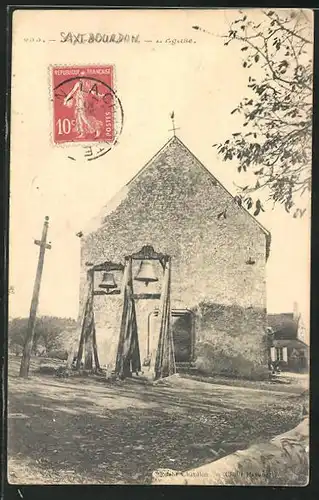 AK Saxi-Bourdon, L`Eglise, Ansicht der Kirche