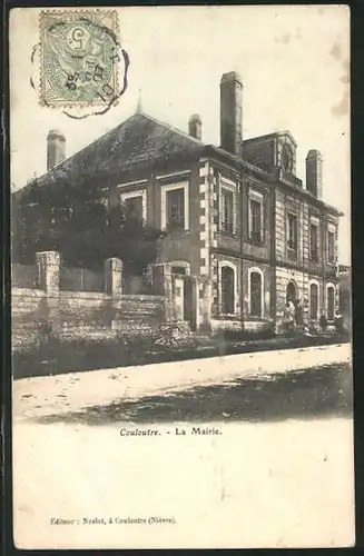 AK Couloutre, La Mairie, Rathaus