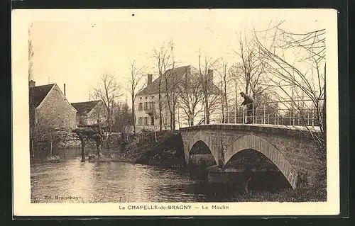 AK La Chapelle-de-Bragny, le Moulin