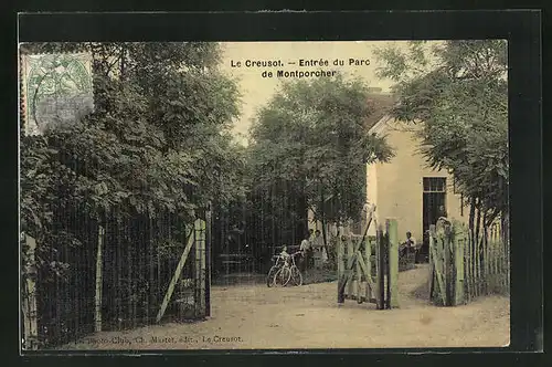 AK Le Creusot, Entrée du Parc de Montporcher