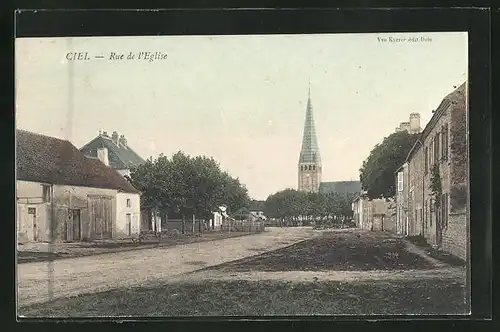 AK Ciel, Rue de l`Eglise, Strassenpartie