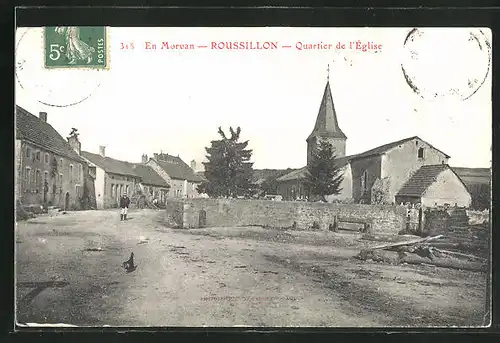 AK Roussillon, Quartier de l`Église