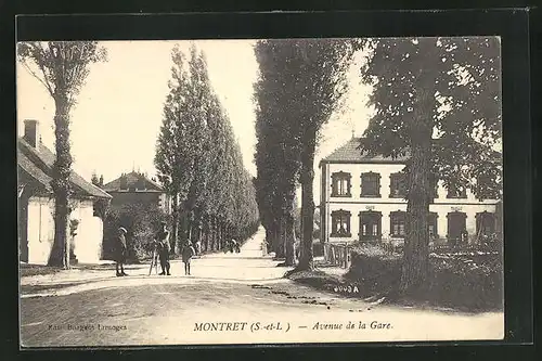 AK Montret, Avenue de la Gare