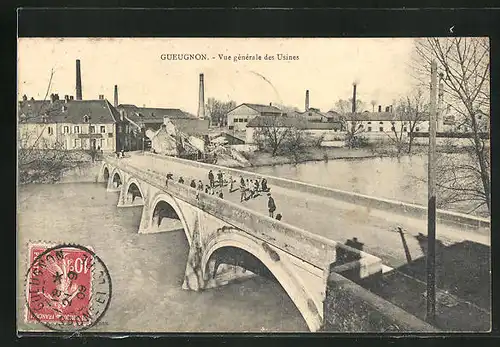 AK Gueugnon, Vue générale des Usines