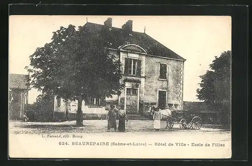 AK Beaurepaire, Hôtel de Ville, Ecole de Filles