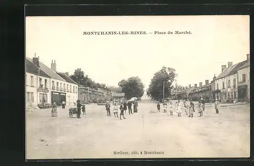 AK Montchanin-les-Mines, Place du Marché