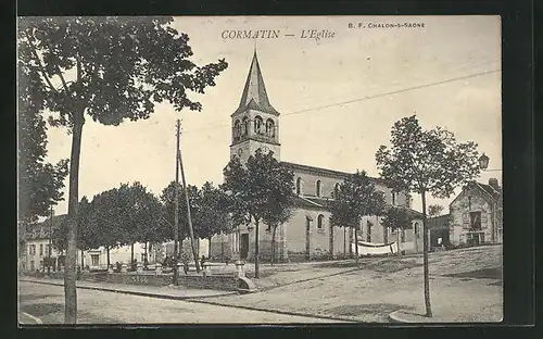 AK Cormatin, L`Eglise, Kirche