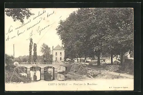 AK Ciry le Noble, Pont sur la Dourbince
