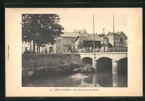 AK Ciry-le-Noble, Le Pont de la Bourbince