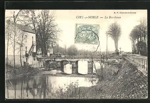 AK Ciry-le-Noble, La Bourbince